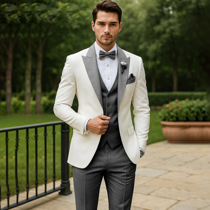Men's Suit Tuxedo Men Suit Wedding 3 Piece Suit Groom Wear Suit Gift For Men Engagement Suits (Copy)