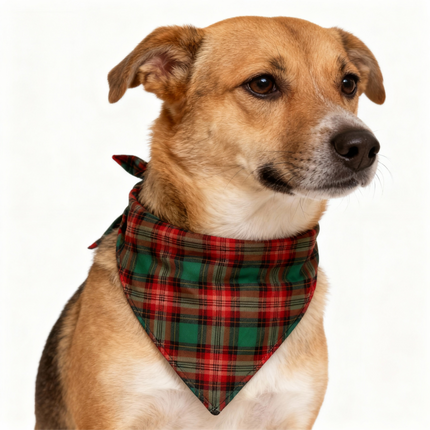 Holiday Family Green Plaid Christmas Pajamas Set