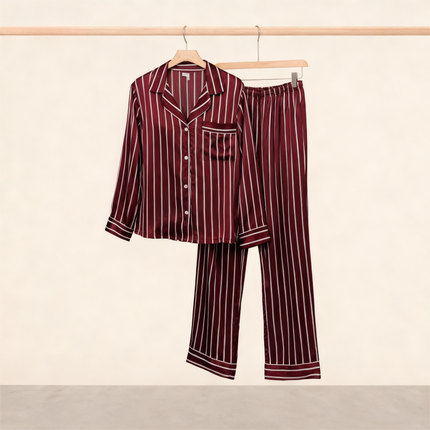 Elegant Satin Pajama Set for the Whole Family