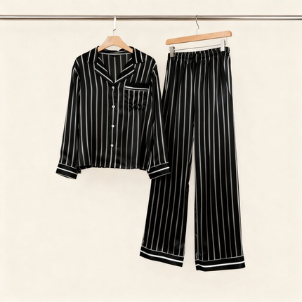 Elegant Satin Pajama Set for the Whole Family