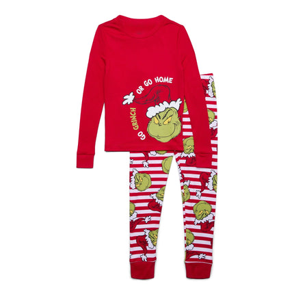 Grinch Pajamas Matching Family Christmas Pajamas-Dog Pajamas