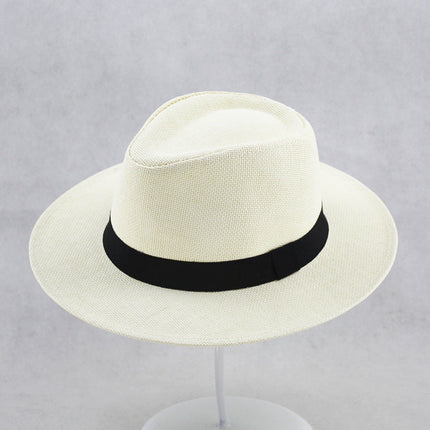 Classic Handmade Panama Hat Black Band