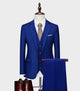 Men's Casual 3 Piece Suit Notch Lapel Flat Tuxedos Set 3 pieces sweetearing  Tuxedos, Formalwear, Wedding suits, Business suits, Slim-fit suits, Classic suits, Black-tie attire, Dinner jackets, Prom suits