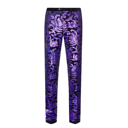 Men's Sequin Pants not shipped when purchased separately pants sweetearing Purple Tuxedos, Formalwear, Wedding suits, Business suits, Slim-fit suits, Classic suits, Black-tie attire, Dinner jackets, Prom suits