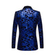 Men's 2-Piece Sequin Floral Embroidery Shawl Collar Tuxedo 5 Color 2 Pieces Suit sweetearing  Tuxedos, Formalwear, Wedding suits, Business suits, Slim-fit suits, Classic suits, Black-tie attire, Dinner jackets, Prom suits