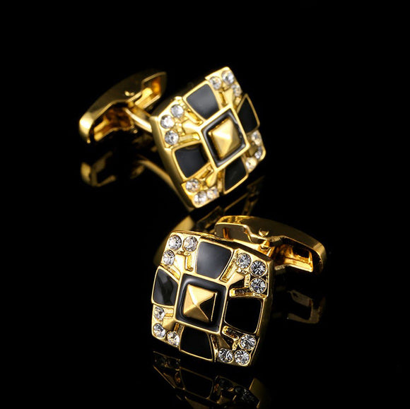 Luxury Gold Cufflinks with Diamonds Cufflink sweetearing  Tuxedos, Formalwear, Wedding suits, Business suits, Slim-fit suits, Classic suits, Black-tie attire, Dinner jackets, Prom suits