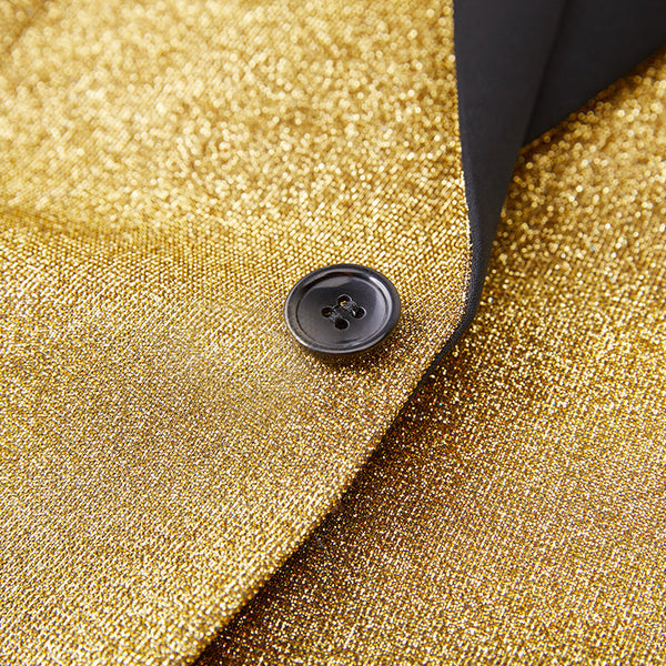 Men's 2-Piece Sequin Jacket Peak Lapel 4 Color (Blazer+Pants+Bow tie) 2 Pieces Suit sweetearing  Tuxedos, Formalwear, Wedding suits, Business suits, Slim-fit suits, Classic suits, Black-tie attire, Dinner jackets, Prom suits