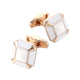 Rose Gold Inlaid Cufflinks Cufflink sweetearing  Tuxedos, Formalwear, Wedding suits, Business suits, Slim-fit suits, Classic suits, Black-tie attire, Dinner jackets, Prom suits