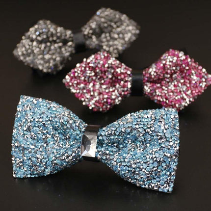 Rhinestone Bow Ties for Men Pre Tied Sequin Diamond Bowties 8 Color Tie sweetearing  Tuxedos, Formalwear, Wedding suits, Business suits, Slim-fit suits, Classic suits, Black-tie attire, Dinner jackets, Prom suits