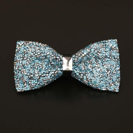 Rhinestone Bow Ties for Men Pre Tied Sequin Diamond Bowties 8 Color Tie sweetearing BlueClassic Tuxedos, Formalwear, Wedding suits, Business suits, Slim-fit suits, Classic suits, Black-tie attire, Dinner jackets, Prom suits