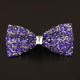 Rhinestone Bow Ties for Men Pre Tied Sequin Diamond Bowties 8 Color Tie sweetearing PurpleClassic Tuxedos, Formalwear, Wedding suits, Business suits, Slim-fit suits, Classic suits, Black-tie attire, Dinner jackets, Prom suits
