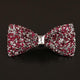Rhinestone Bow Ties for Men Pre Tied Sequin Diamond Bowties 8 Color Tie sweetearing RedClassic Tuxedos, Formalwear, Wedding suits, Business suits, Slim-fit suits, Classic suits, Black-tie attire, Dinner jackets, Prom suits