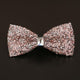 Rhinestone Bow Ties for Men Pre Tied Sequin Diamond Bowties 8 Color Tie sweetearing PinkClassic Tuxedos, Formalwear, Wedding suits, Business suits, Slim-fit suits, Classic suits, Black-tie attire, Dinner jackets, Prom suits