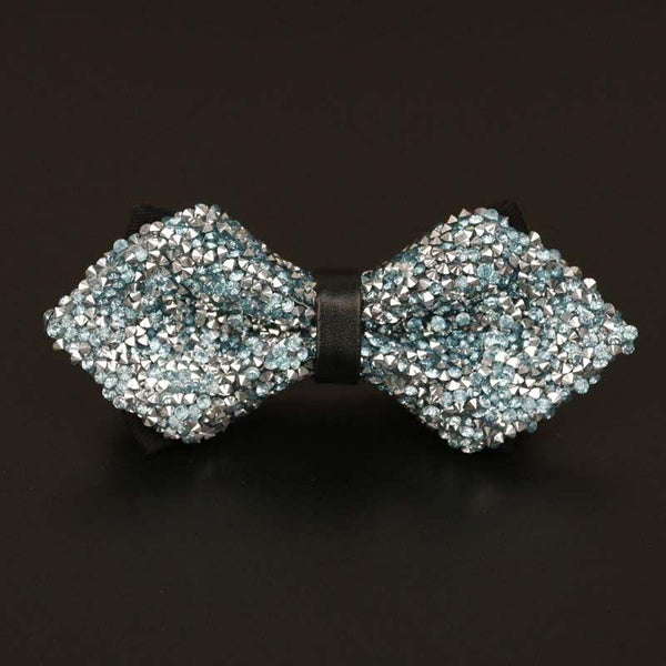 Rhinestone Bow Ties for Men Pre Tied Sequin Diamond Bowties 8 Color Tie sweetearing BlueSharpAngled Tuxedos, Formalwear, Wedding suits, Business suits, Slim-fit suits, Classic suits, Black-tie attire, Dinner jackets, Prom suits