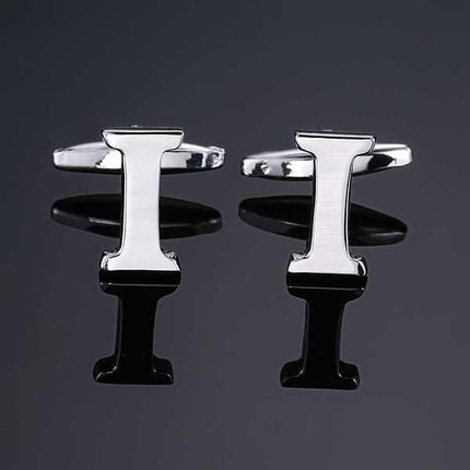 26 Dimensional Letter Style Cufflinks Silver Cufflink sweetearing I Tuxedos, Formalwear, Wedding suits, Business suits, Slim-fit suits, Classic suits, Black-tie attire, Dinner jackets, Prom suits