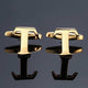 26 Dimensional Letter Style Cufflinks Gold Cufflink sweetearing T Tuxedos, Formalwear, Wedding suits, Business suits, Slim-fit suits, Classic suits, Black-tie attire, Dinner jackets, Prom suits